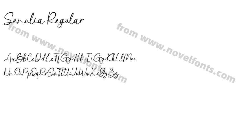 Senolia RegularPreview
