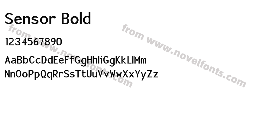 Sensor BoldPreview