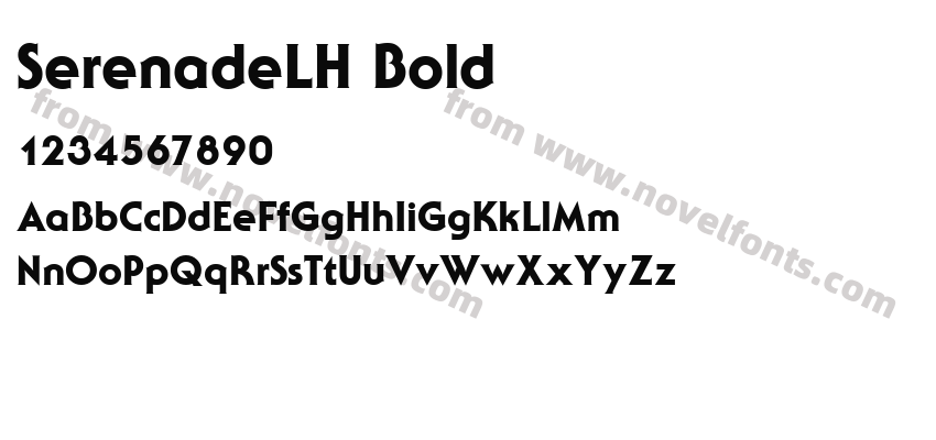 SerenadeLH BoldPreview