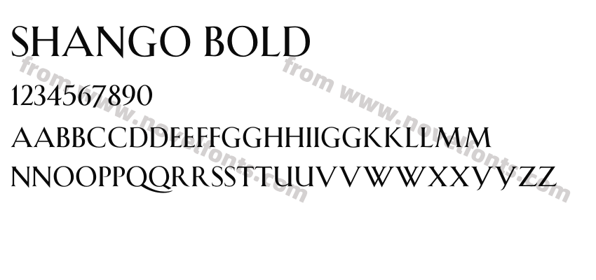 Shango BoldPreview