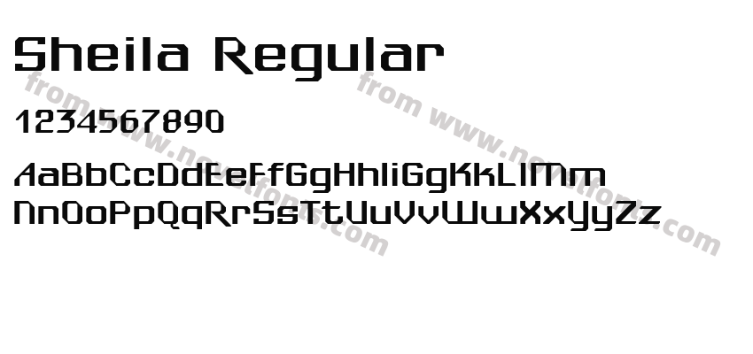 Sheila RegularPreview
