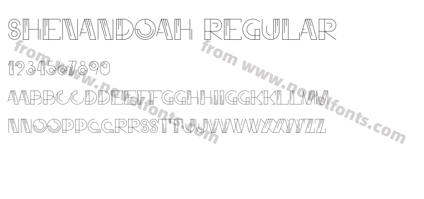 Shenandoah RegularPreview