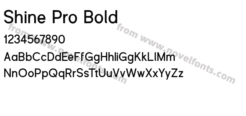 Shine Pro BoldPreview