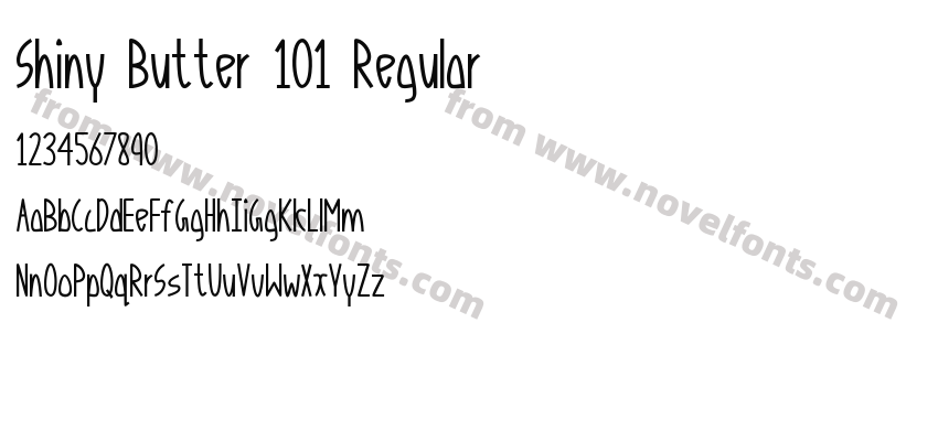 Shiny Butter 101 RegularPreview