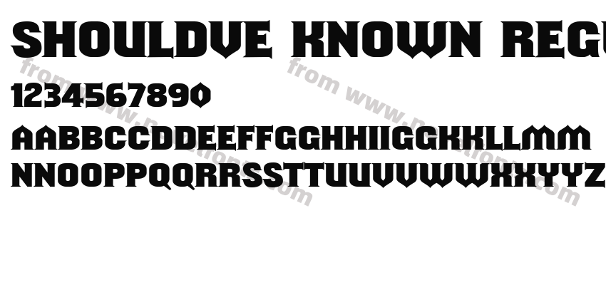 Shouldve Known RegularPreview