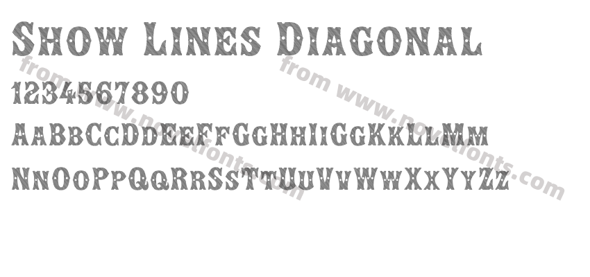 Show Lines DiagonalPreview