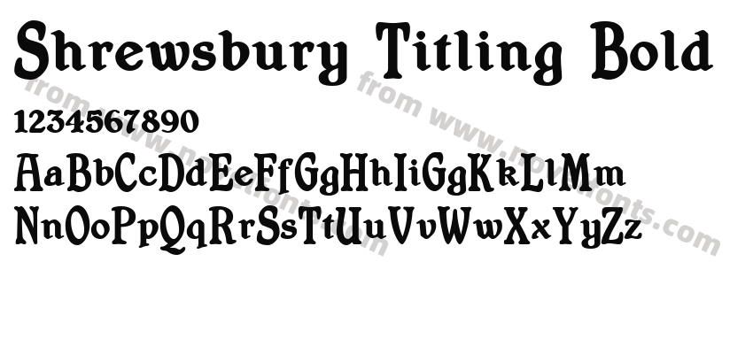 Shrewsbury Titling BoldPreview