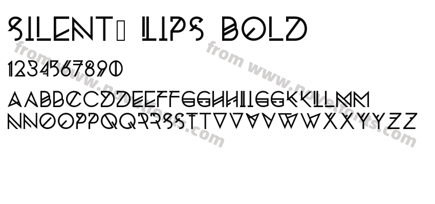Silent_ Lips BoldPreview