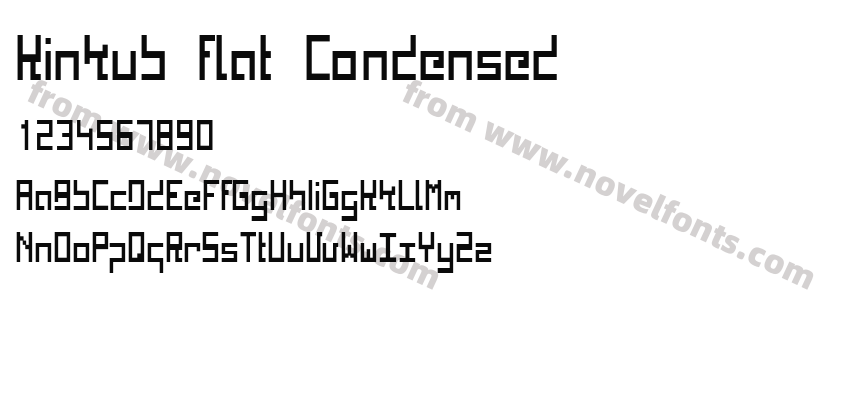 Kinkub flat CondensedPreview