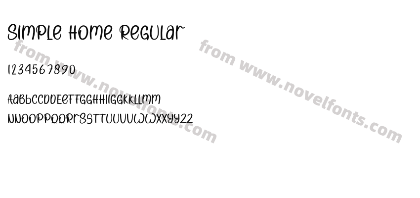 Simple Home RegularPreview