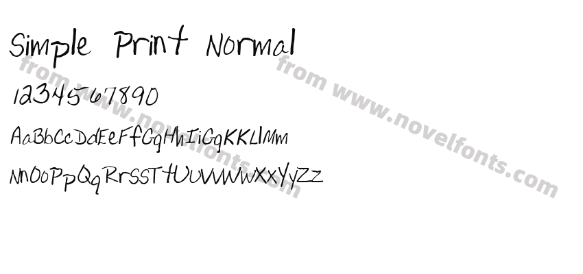 Simple Print NormalPreview