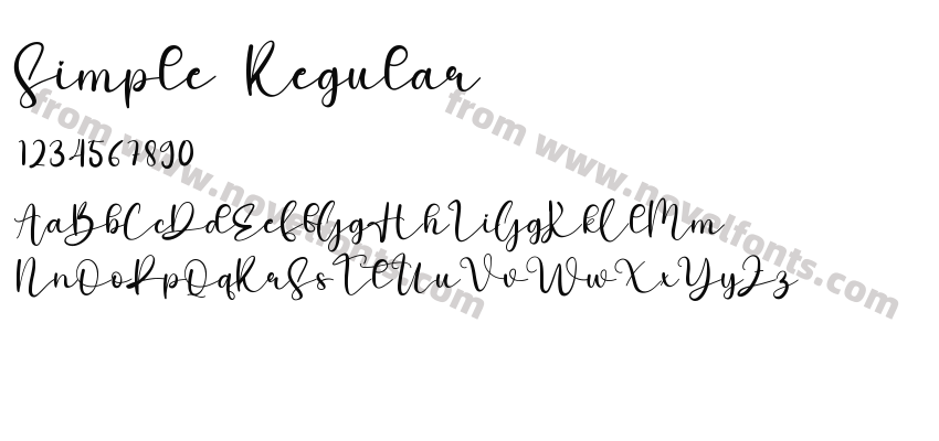 Simple RegularPreview