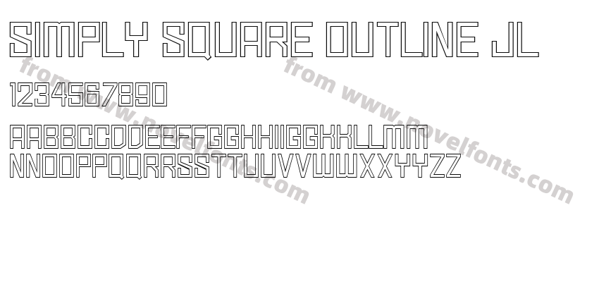 Simply Square Outline JLPreview