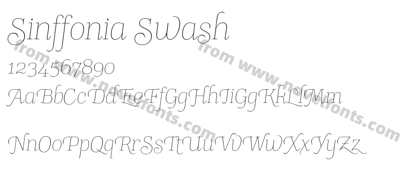 Sinffonia SwashPreview