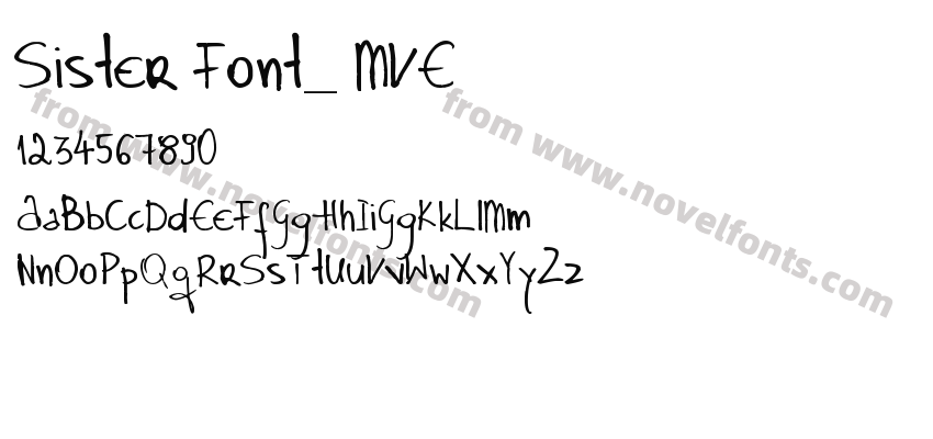 Sister Font_ MVEPreview