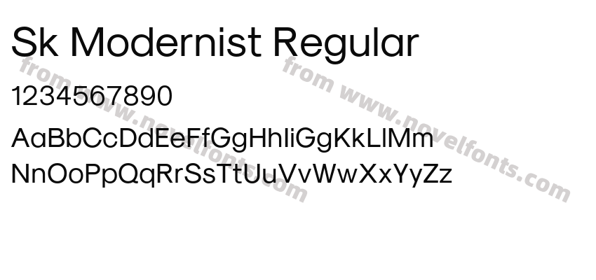 Sk Modernist RegularPreview