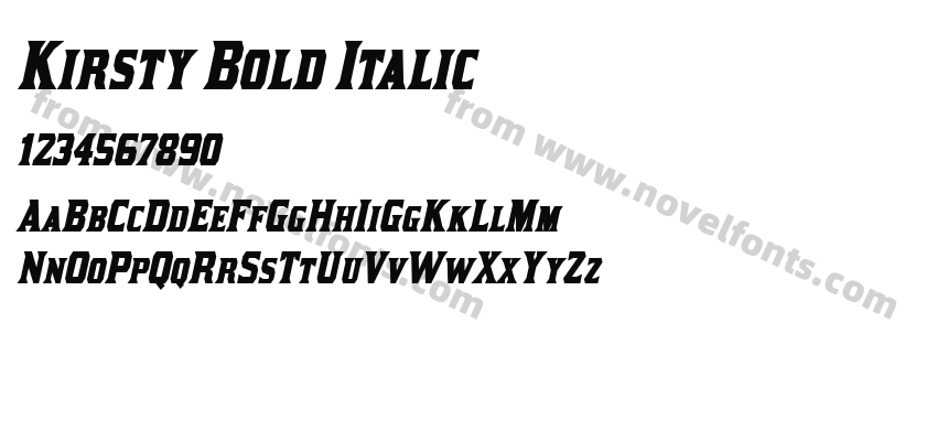 Kirsty Bold ItalicPreview