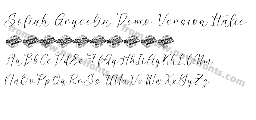 Sofiah Grycelin Demo Version ItalicPreview