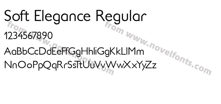 Soft Elegance RegularPreview