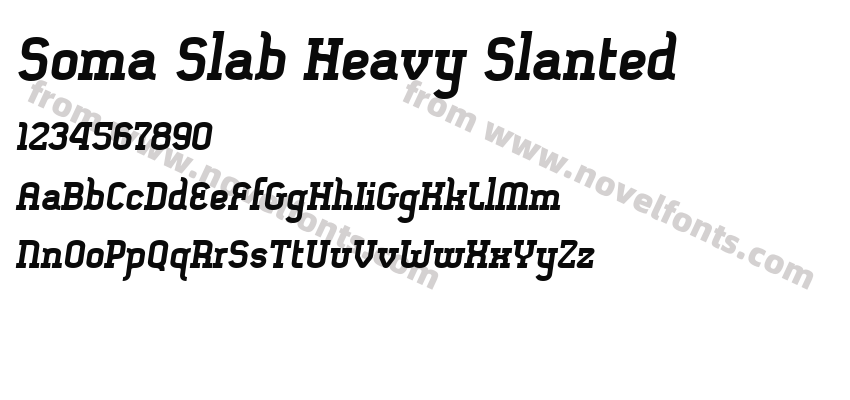 Soma Slab Heavy SlantedPreview