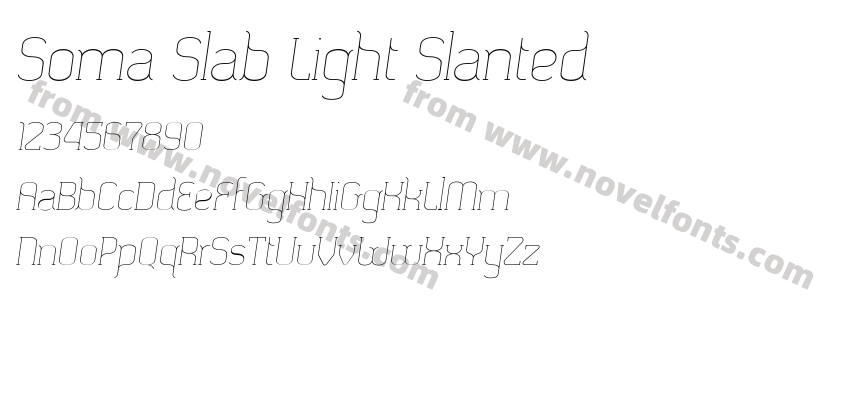 Soma Slab Light SlantedPreview