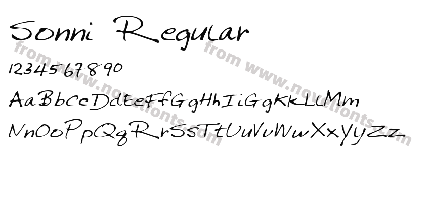 Sonni RegularPreview