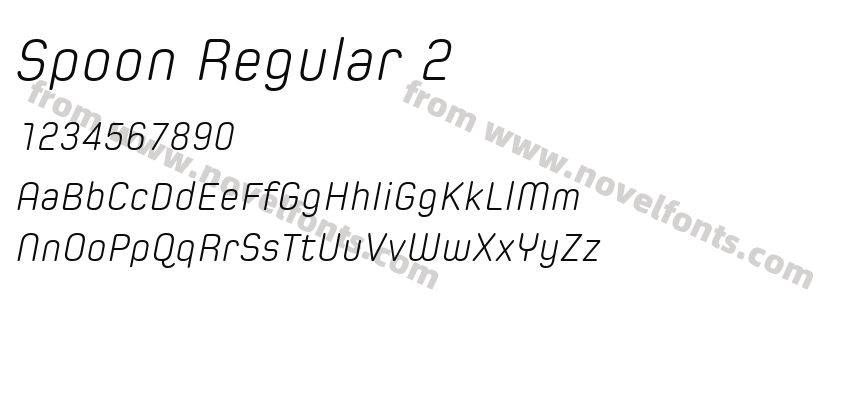 Spoon Regular 2Preview