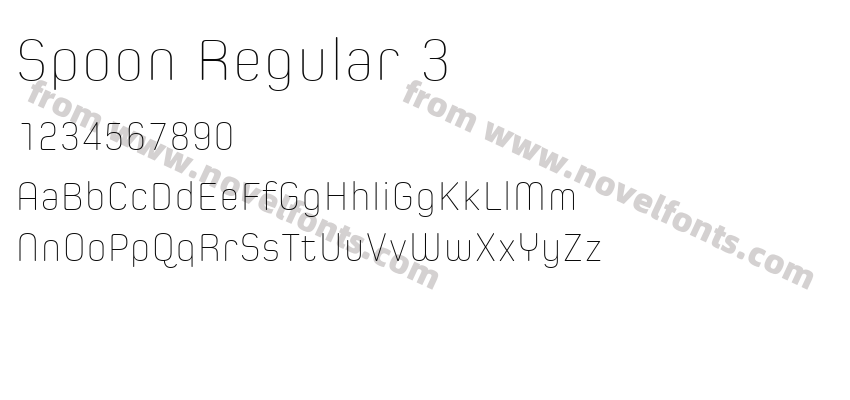 Spoon Regular 3Preview