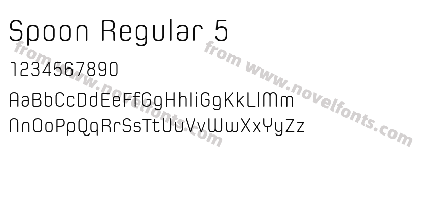 Spoon Regular 5Preview