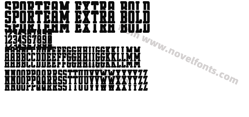 Sporteam Extra BoldPreview