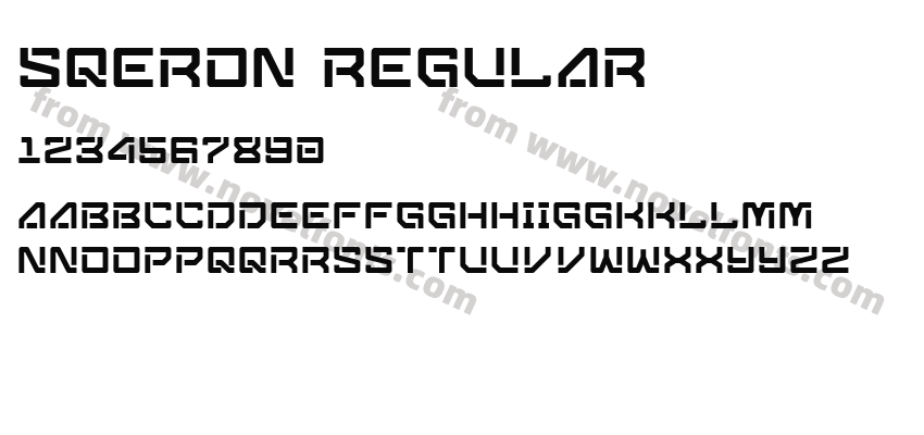 Sqeron RegularPreview