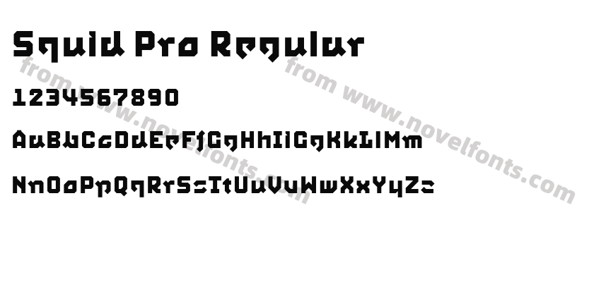 Squid Pro RegularPreview