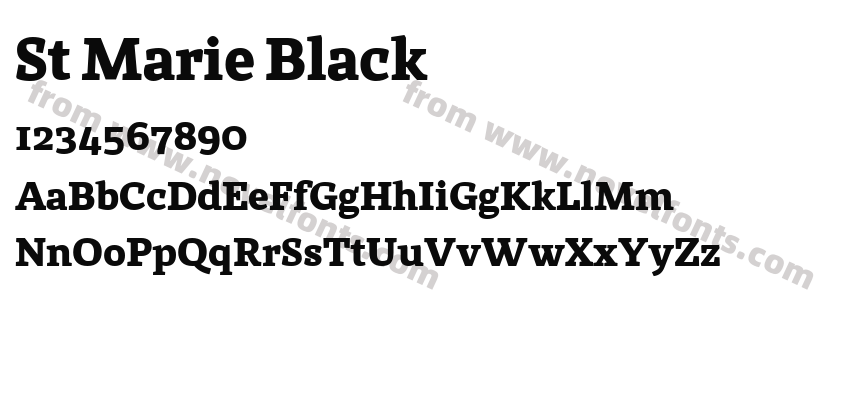 St Marie BlackPreview