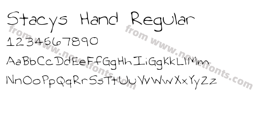 Stacys Hand RegularPreview