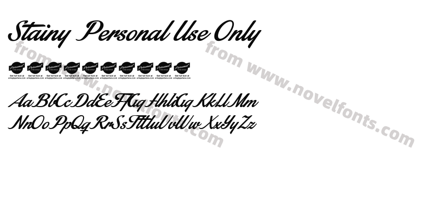 Stainy Personal Use OnlyPreview