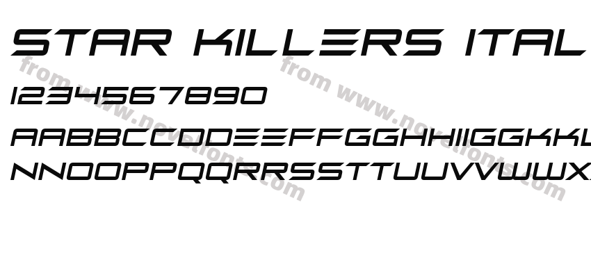 Star Killers ItalicPreview