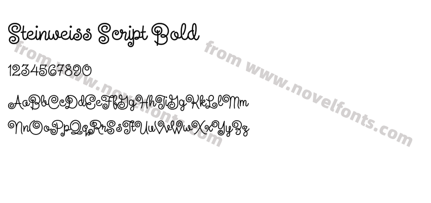 Steinweiss Script BoldPreview