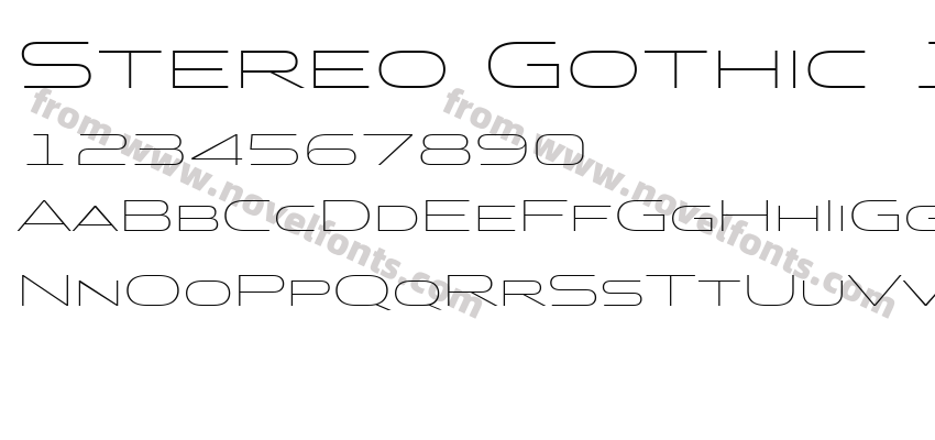 Stereo Gothic 150Preview