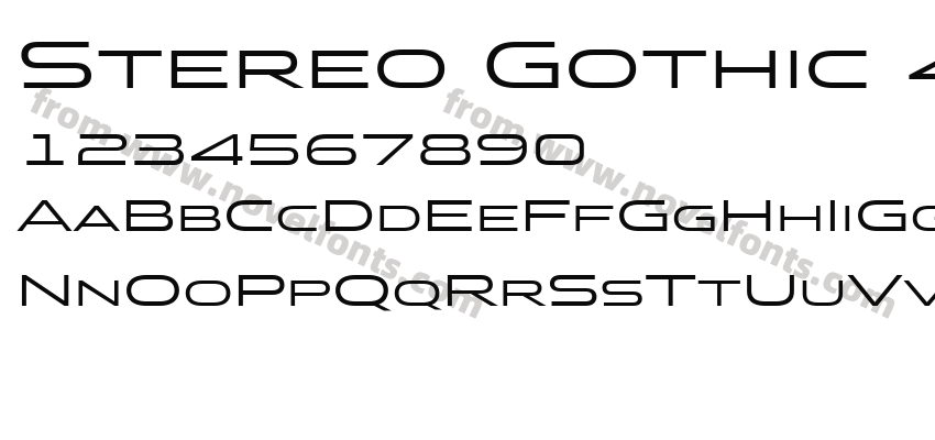 Stereo Gothic 450Preview