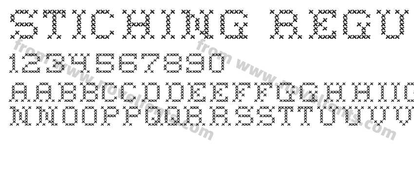 Stiching RegularPreview