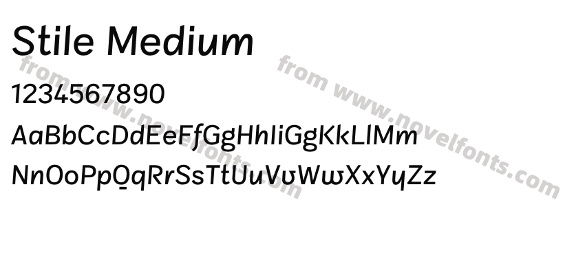 Stile MediumPreview