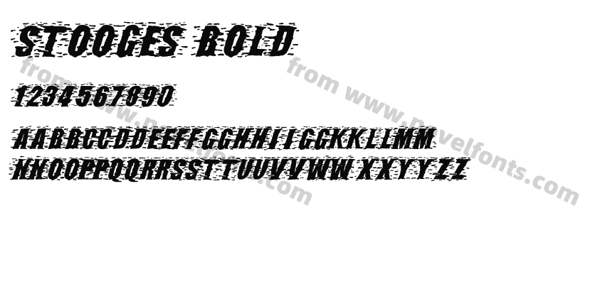 Stooges BoldPreview