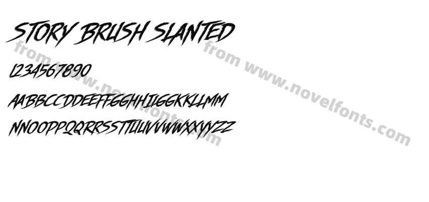 Story Brush SlantedPreview