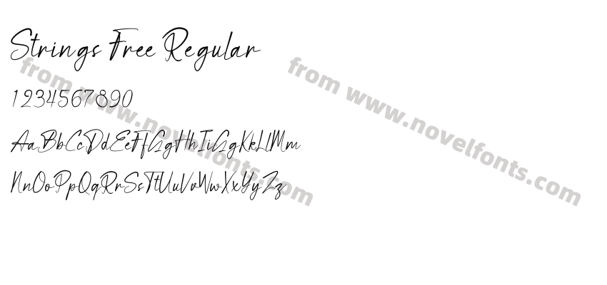 Strings Free RegularPreview