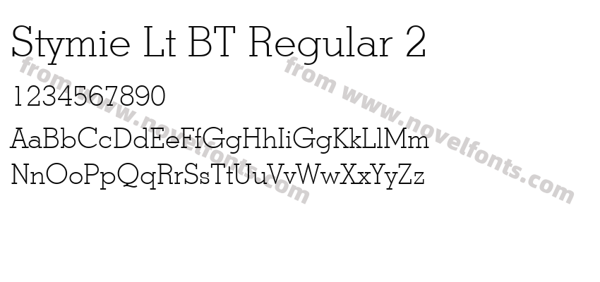 Stymie Lt BT Regular 2Preview