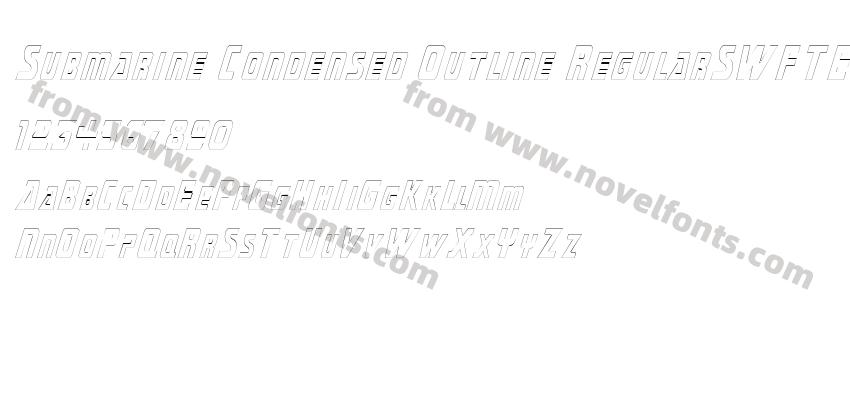 Submarine Condensed Outline RegularSWFTEPreview