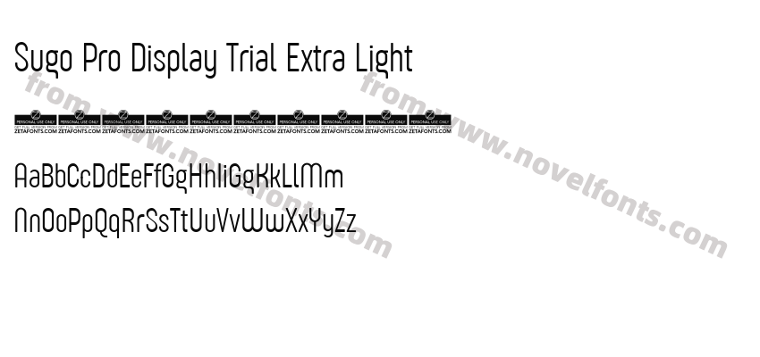 Sugo Pro Display Trial Extra LightPreview
