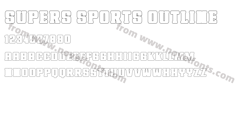 Supers Sports OutlinePreview