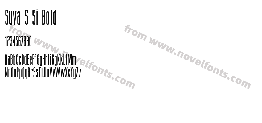 Suva S Si BoldPreview