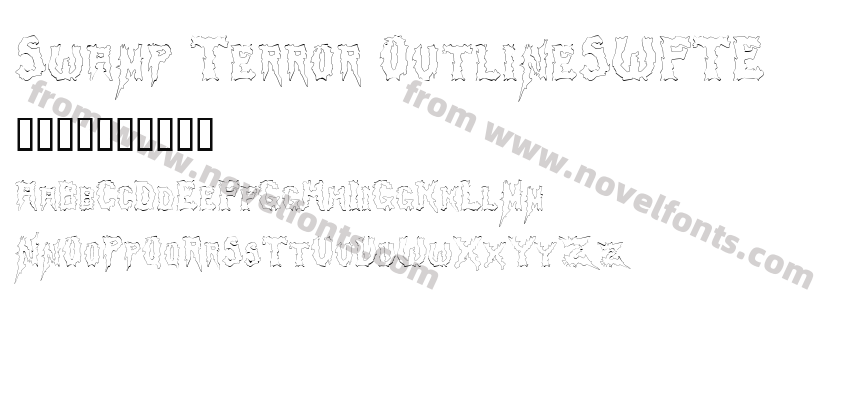 Swamp Terror OutlineSWFTEPreview